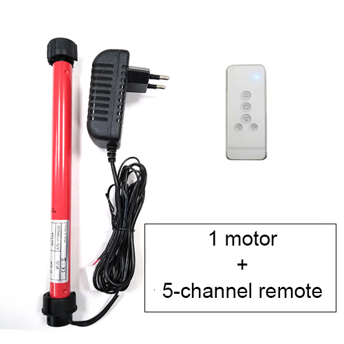 For 28mm Tube Motorized Windows Automatic Blinds Motor,Smart Home DC12V RF433 Tubular Roller shutters Remote Control suit for Broadlink