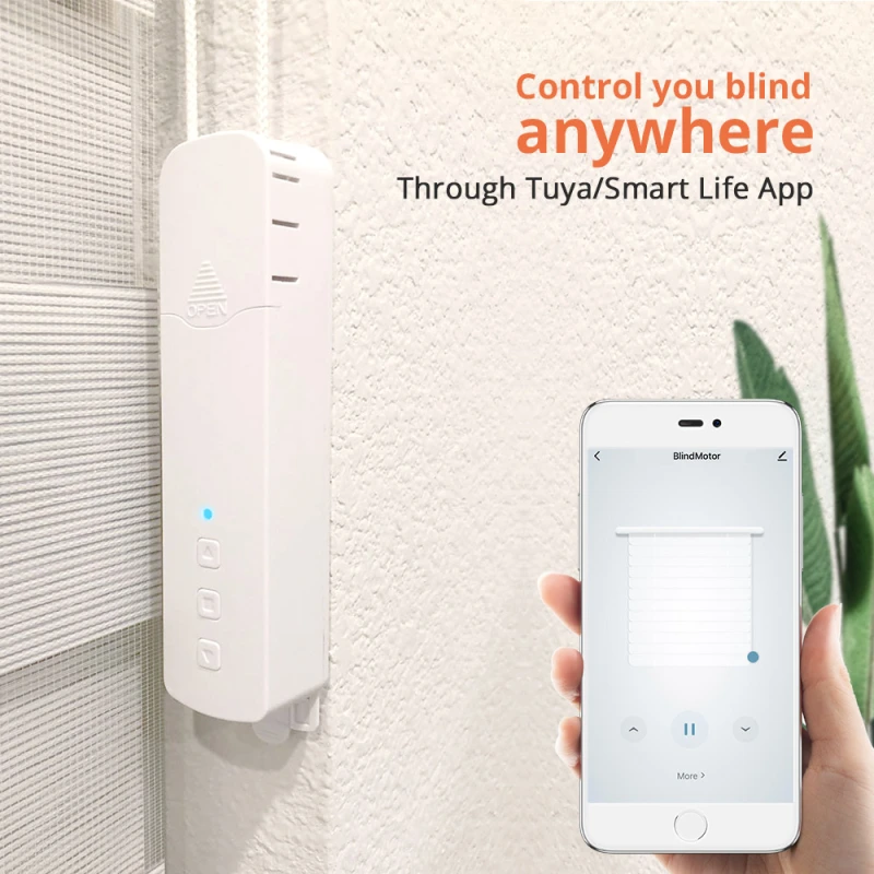 Zemismart Updated Tuya zigbee Roller Shade Driver Built-in Battery DIY Roller Shutter Motor Alexa Google Assistant Voice Control