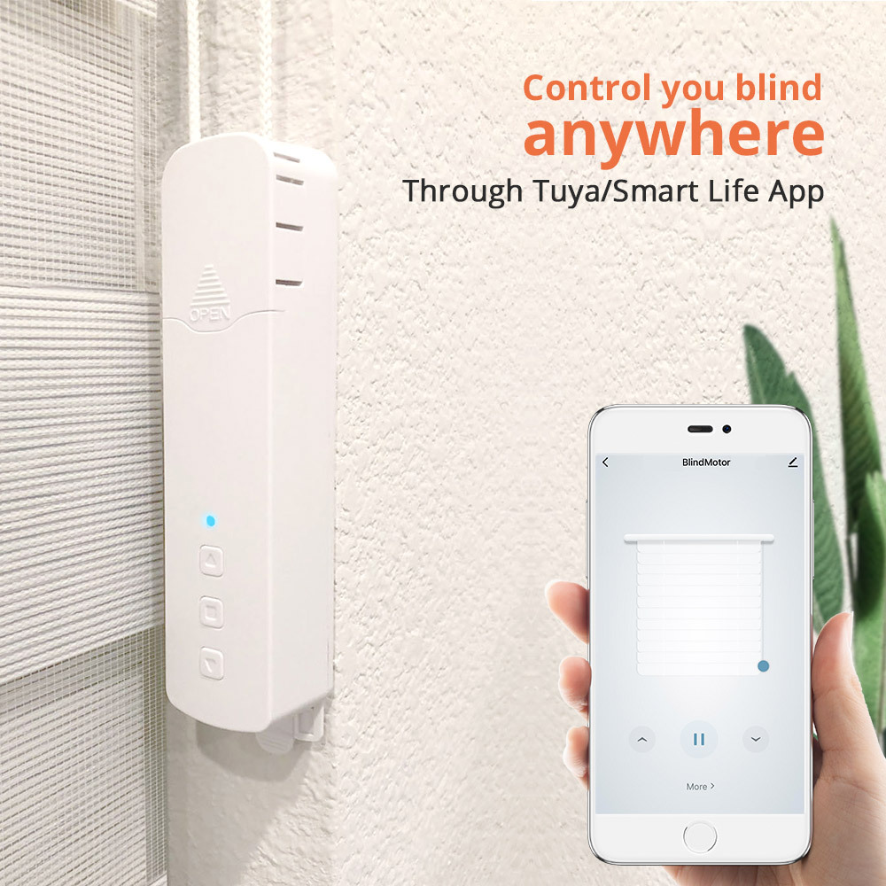 Zemismart Updated Tuya zigbee Roller Shade Driver Built-in Battery DIY Roller Shutter Motor Alexa Google Assistant Voice Control
