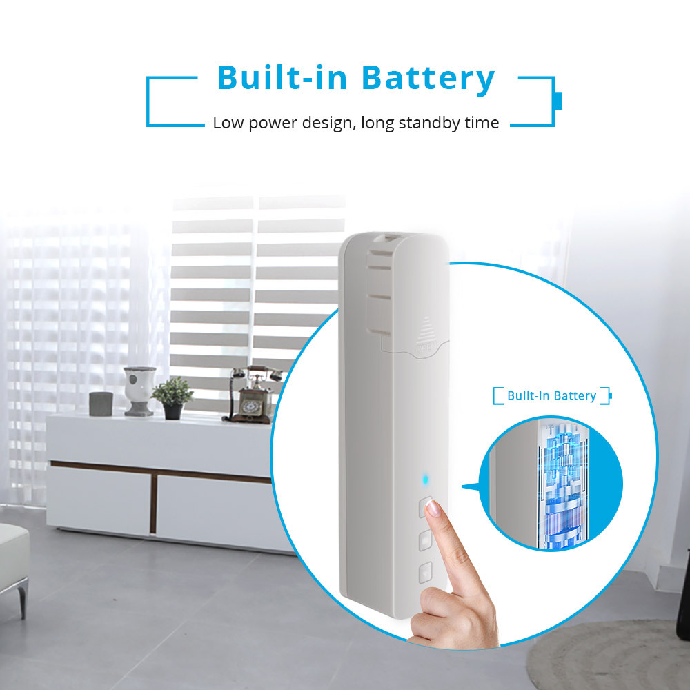 Zemismart Updated Tuya zigbee Roller Shade Driver Built-in Battery DIY Roller Shutter Motor Alexa Google Assistant Voice Control