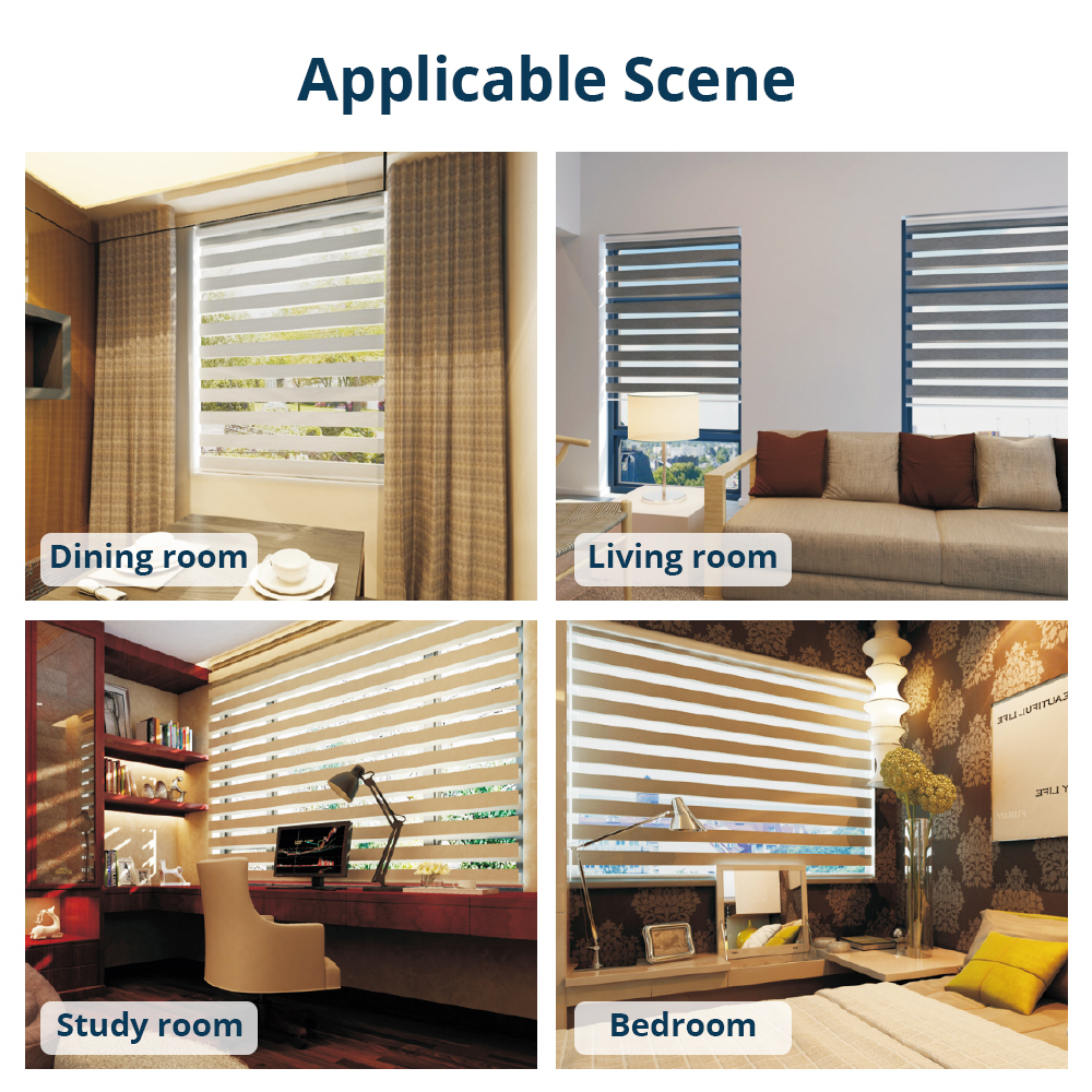 Zemismart WiFi Electric Zebra Blinds Smart Shutters shades Tuya Smart Life Zebra Alexa Googl Home Control