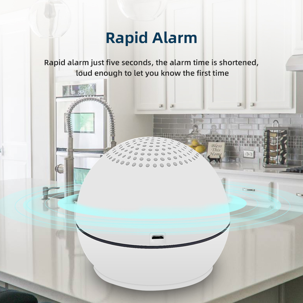 Zemismart WiFi Siren Alarm Sensor Home Security Alert Burglar Detector Smart Linkage PIR Sensor works with Tuya Smart Life Remote Control