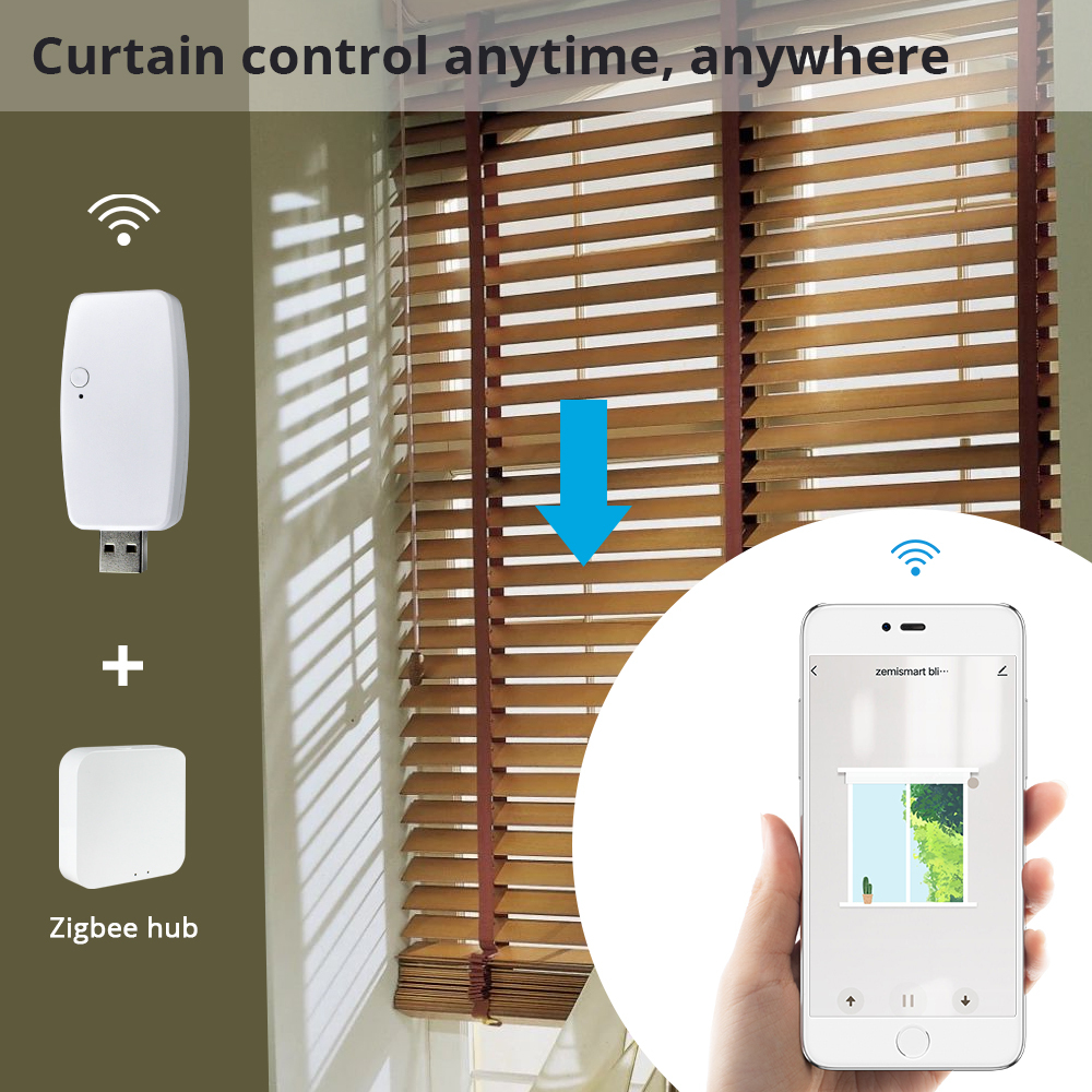 Zemismart  Zigbee Dongle For AM15 Smart App Control Mini Design