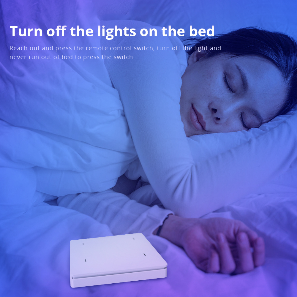 Zemismart  Tuya Zigbee Wireless Switch Light Switch Battery Power Remote Control Timer Smart Life App