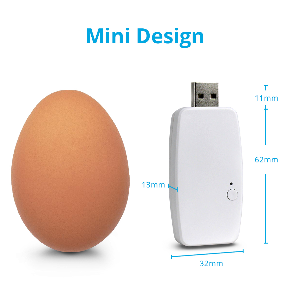 Zemismart  Zigbee Dongle For AM15 Smart App Control Mini Design