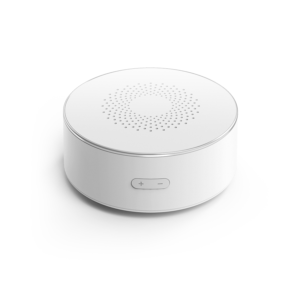 Smart Zigbee Siren Wireless Audible And Visible Alarm 100dB Anti-tamper AC Power Work With Tuya Zigbee Hub And Volume Adjustment