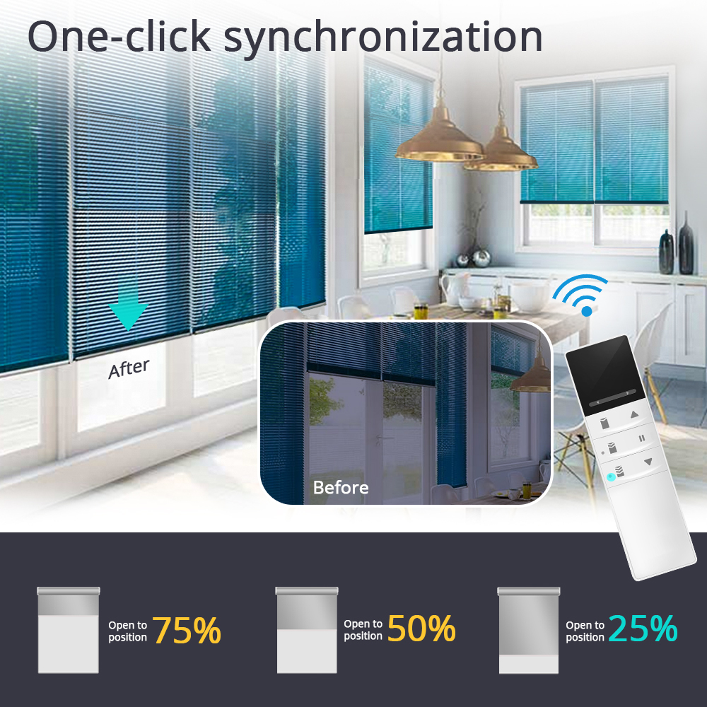 Zemismart Wifi Smart Tubular Motor Roller shade Automatic Curtain System for 38mm Tube Tuya Alexa Google Home