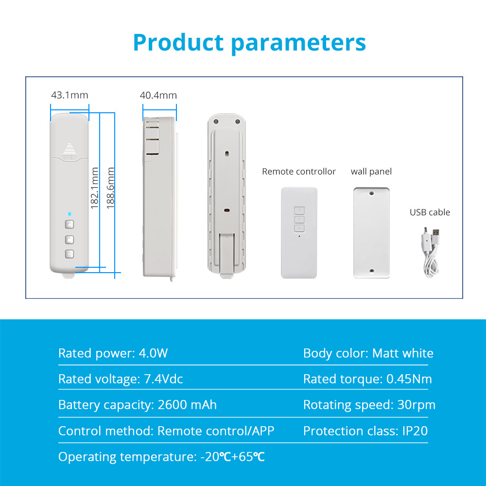Zemismart Updated Tuya zigbee Roller Shade Driver Built-in Battery DIY Roller Shutter Motor Alexa Google Assistant Voice Control
