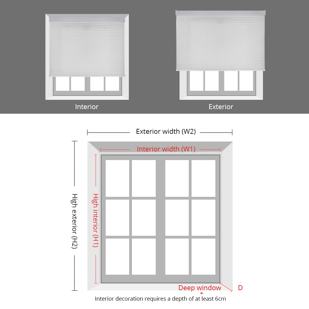Zemismart Blackout Cellular Shade, Tuya WiFi Electric Honeycomb Blind Built in battery, Alexa Google Home Timer Control