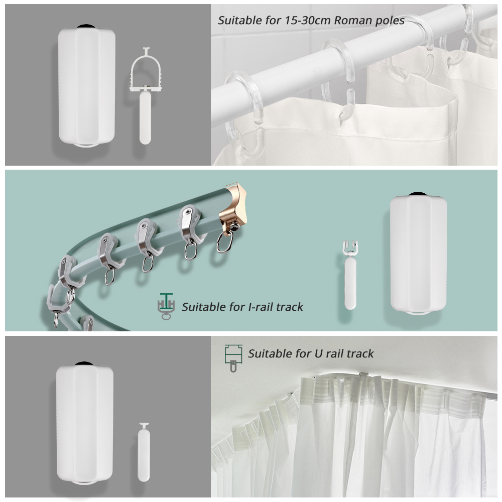 Zemismart Tuya Smart Curtain Driver For Roman curtains Track Smart Life Alexa Google Home Control