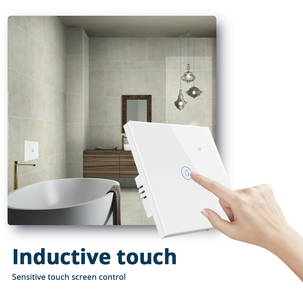 Zemismart wifi smart eu standard boiler switch intelligent life timer switch water heater automation alexa google home control app