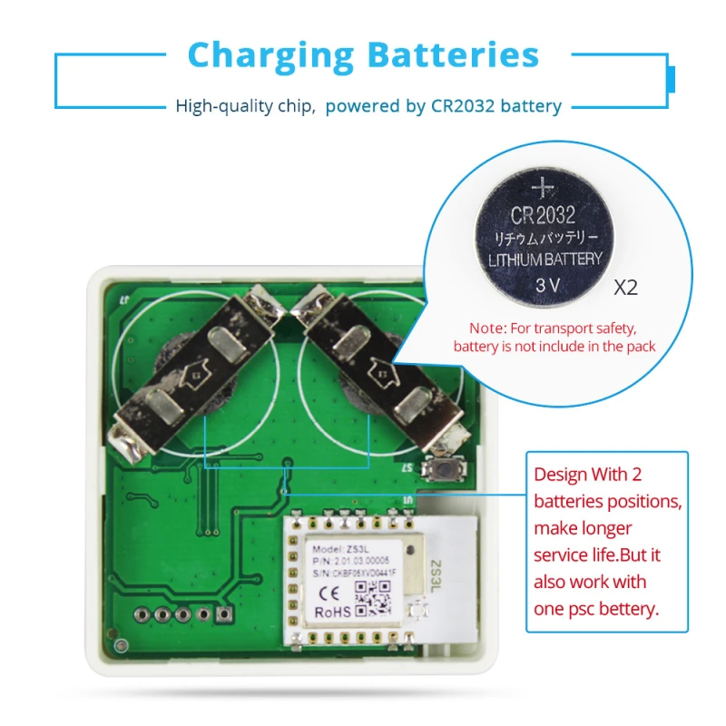 Zemismart Tuya Zigbee 6 Gang Tuya Zigbee Wireless Switch Zigbee 3.0 Sticker Battery Power Remote Control