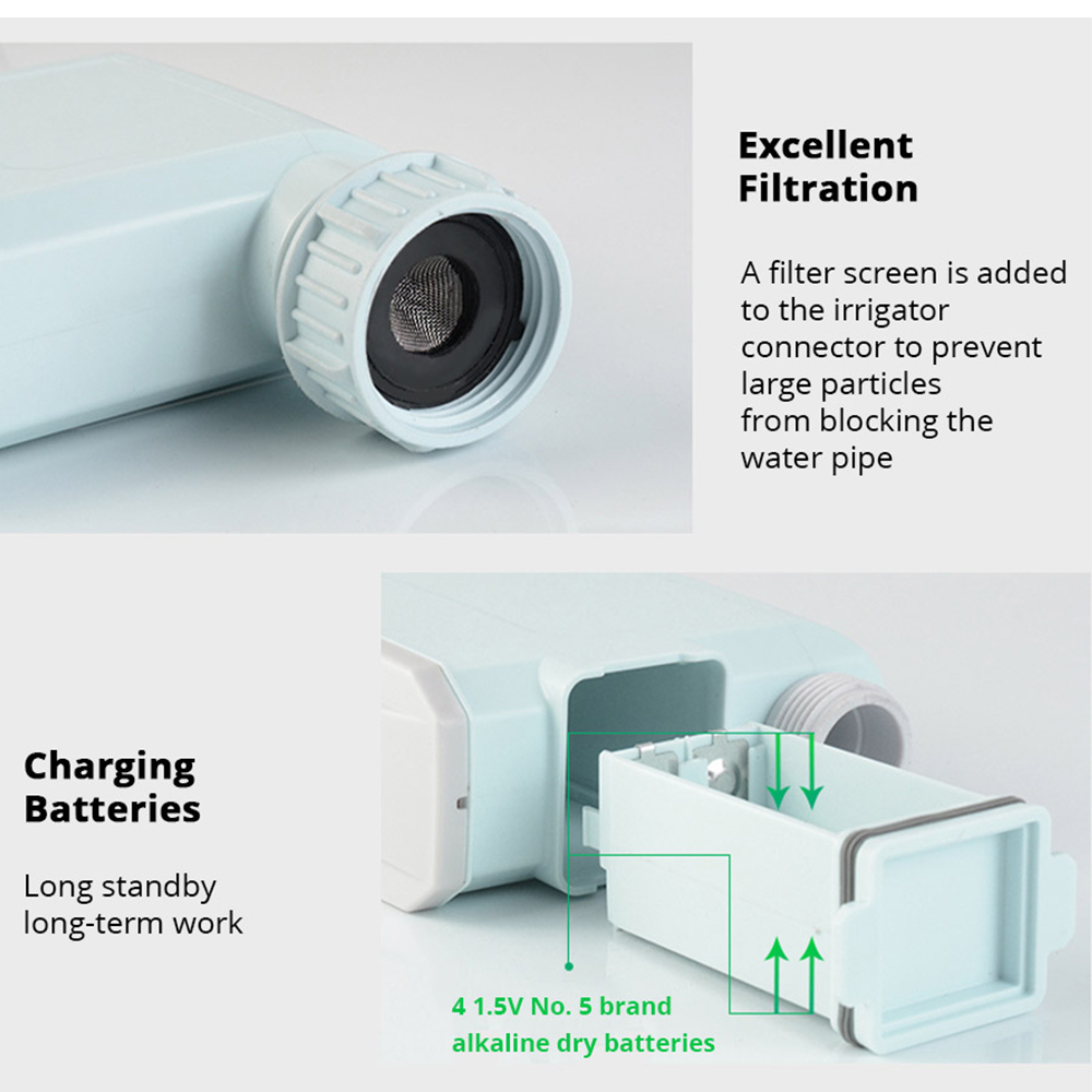 Zemismart smart garden watering timer blue tooth electric irrigation valve app remote control works with Tuya alexa echo garden automatic controller