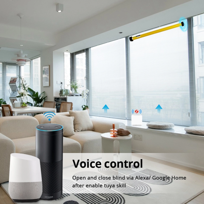 Zemismart Tuya Zigbee Rechargable Roller Shade Motor For 38mm Motorized Electric Blind RF SmartThings Alexa Google Home Control