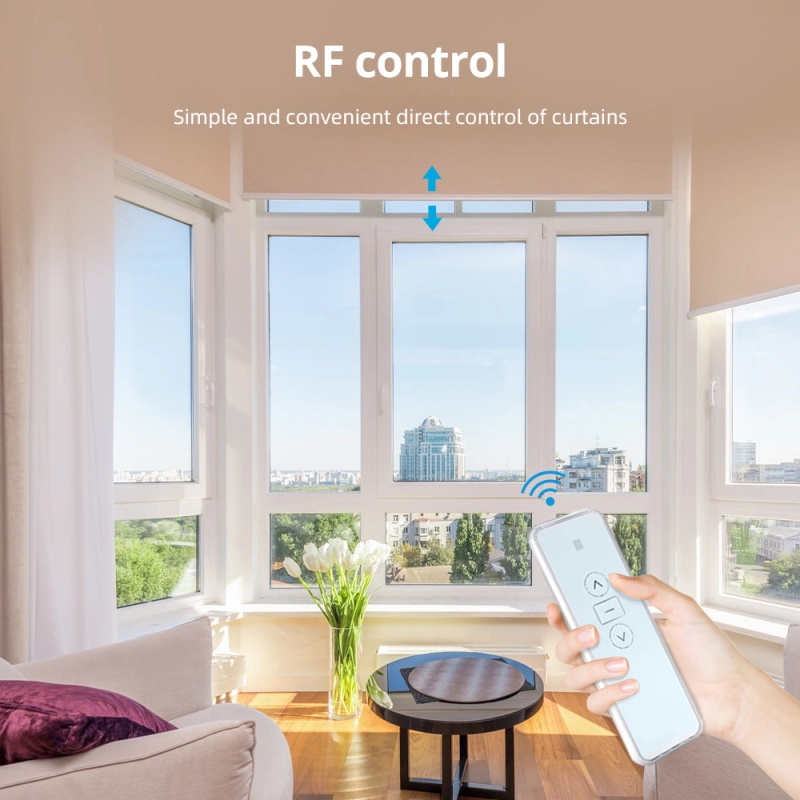 Zemismart Tuya Zigbee Rechargable Roller Shade Motor For 38mm Motorized Electric Blind RF SmartThings Alexa Google Home Control