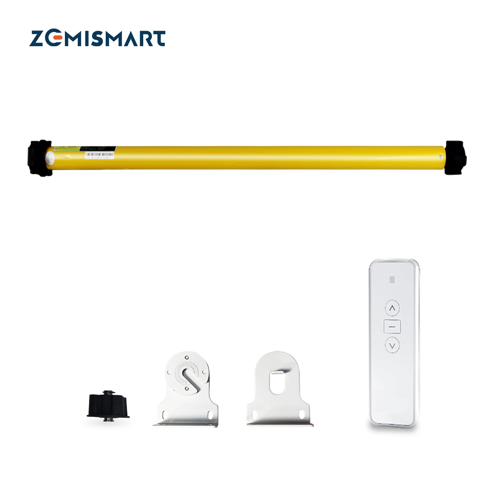 Zemismart Tuya Zigbee Rechargable Roller Shade Motor For 38mm Motorized Electric Blind RF SmartThings Alexa Google Home Control