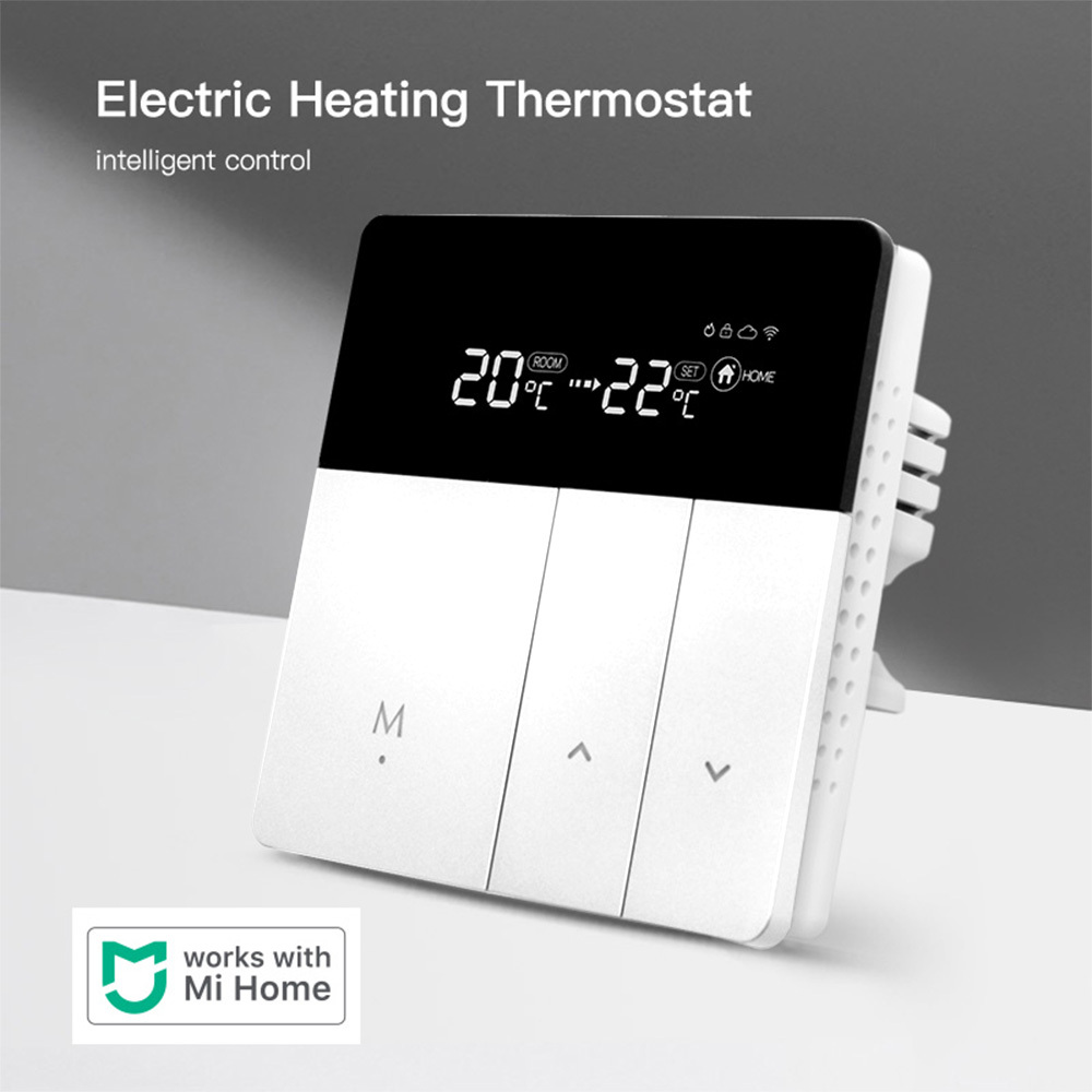 Zemismart Mijia Smart WiFi Thermostat Temperature Controller for Electric Floor Heating MI Home APP Voice Control