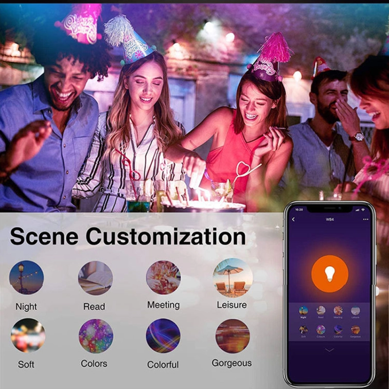 Zemsmart Zigbee 3.0 Bulb RGBW E27 Led Lighting Work with Smarthings Tuya Smart Life Alexa Google Home Control