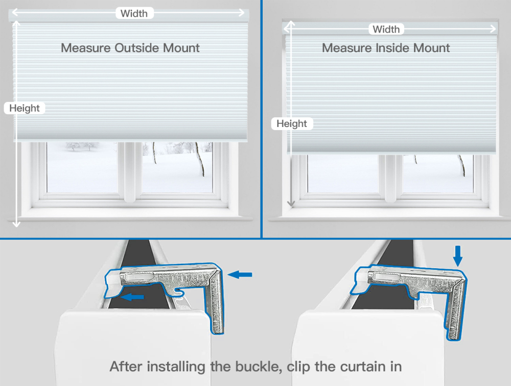 Zemismart Blackout Cellular Shade, Tuya WiFi Electric Honeycomb Blind Built in battery, Alexa Google Home Timer Control