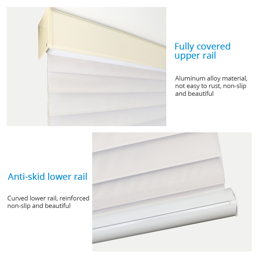 Zemismart Finished Shangri-La Blind Smart Wifi motor Built-in Battery Tuya Alexa Google Home