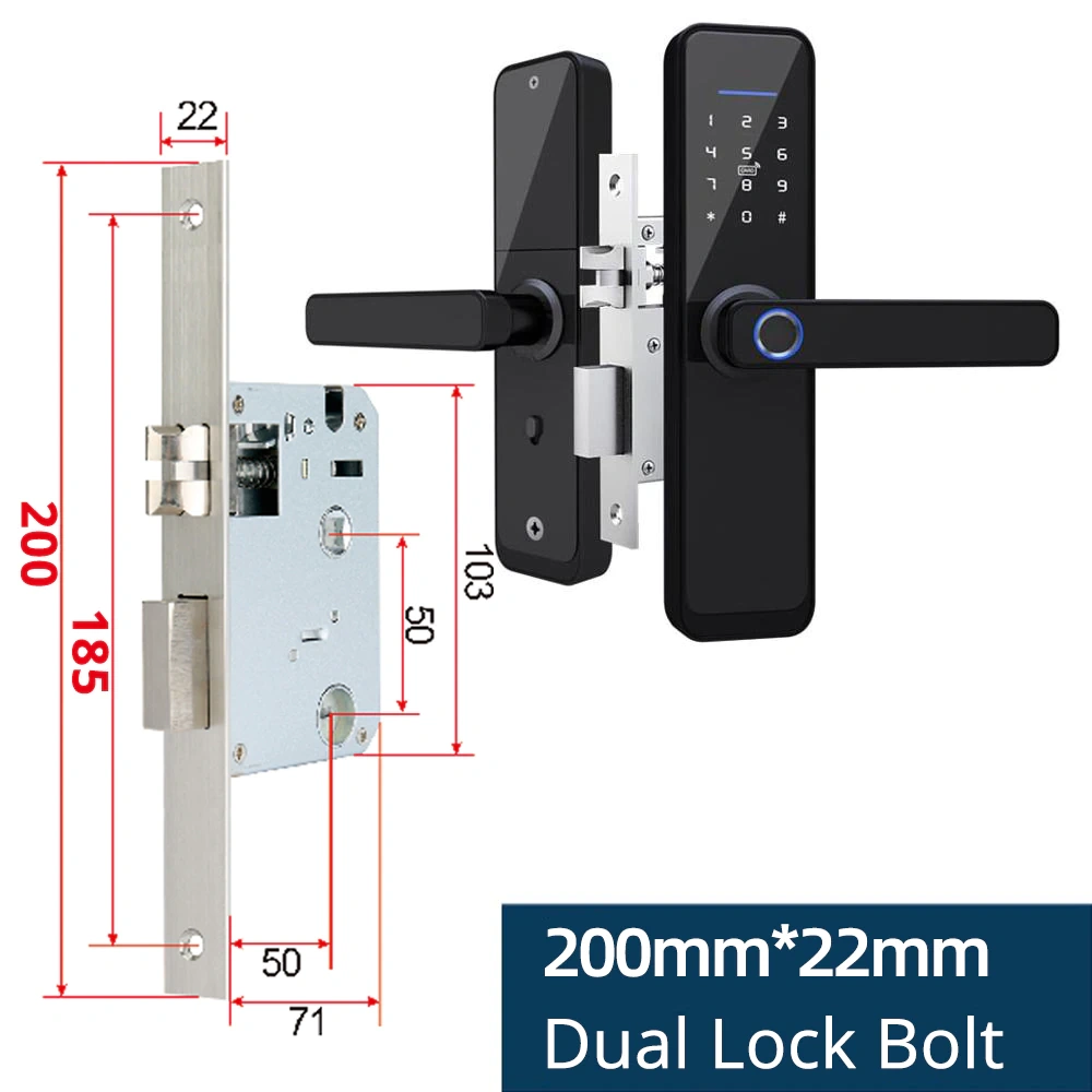 Zemismart WiFi Smart Lock Core Cylinder Intelligent Security Door Lock Encryption With Keys Work With Smart Life App works with Tuya