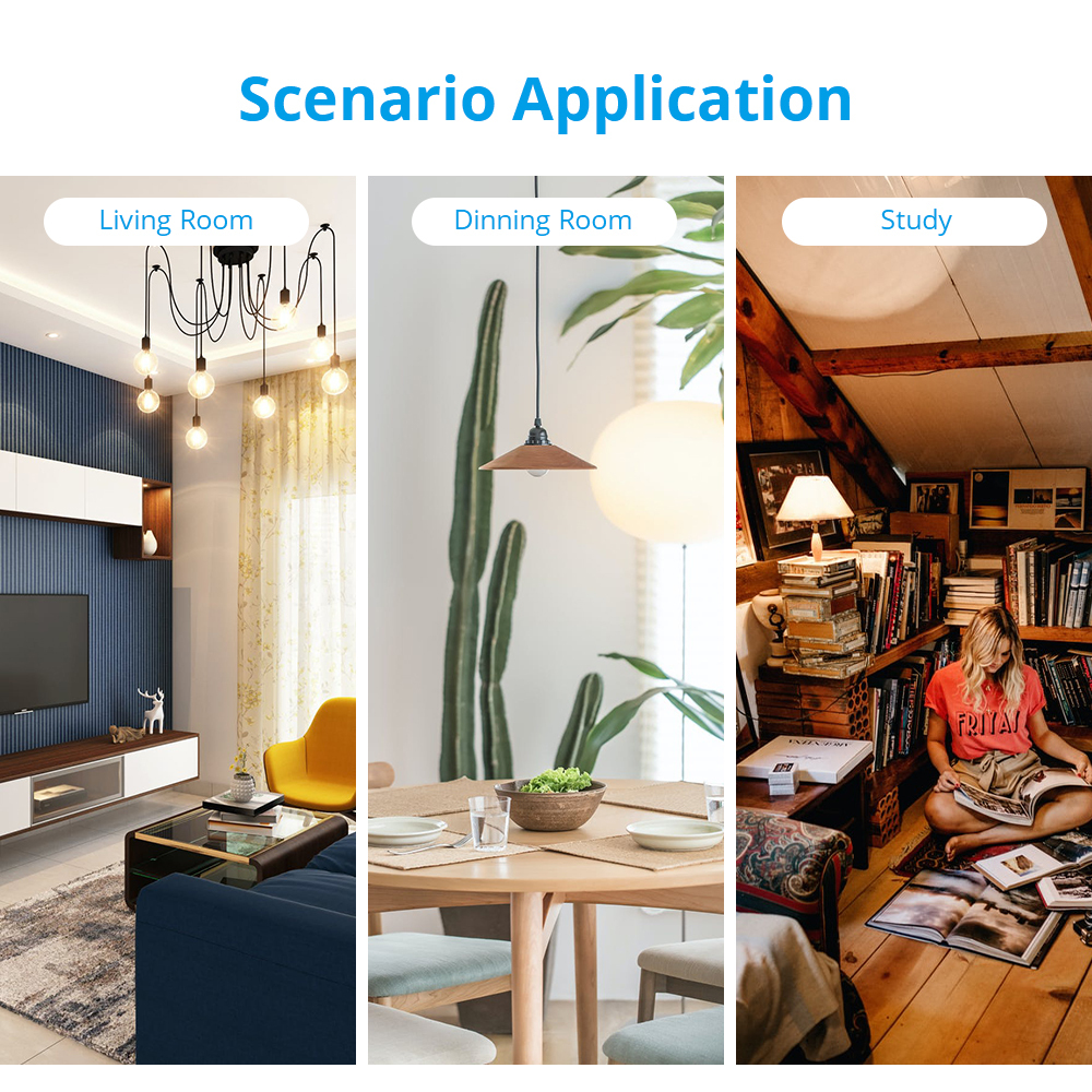 Zemismart Tuya WiFi Control Smart Switch EU Dimmer Alexa Google Home IFTTT APP Control Touch Timer Brightness Adjustable