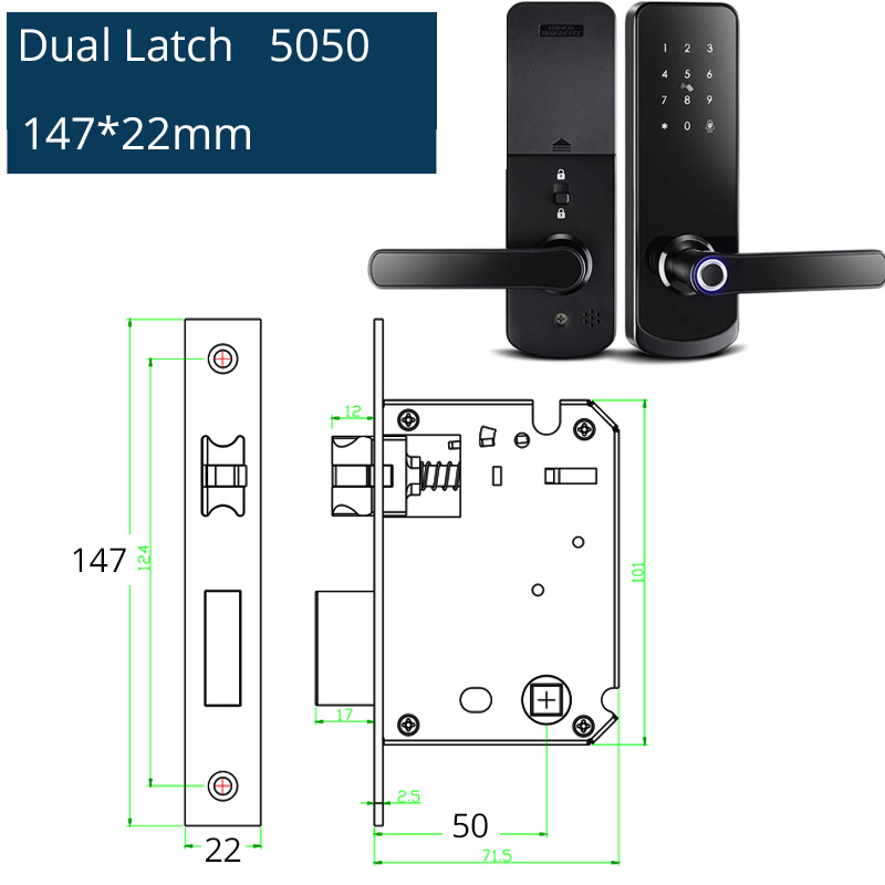 Zemismart Smart WiFi Electronic Door Lock with Doorbell Alert Security For Hotel Apartment Fingerprint works with Tuya APP Card Key Unlock