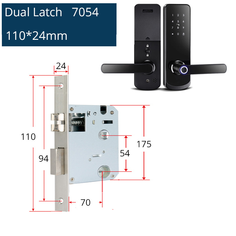 Zemismart Smart WiFi Electronic Door Lock with Doorbell Alert Security For Hotel Apartment Fingerprint works with Tuya APP Card Key Unlock