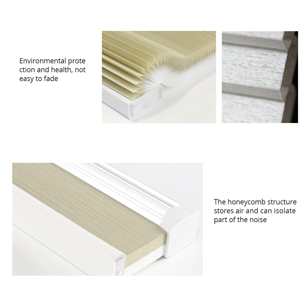 Zemismart Light Filtering Cellular Shades with Wired Motor,  Tuya Zigbee Electric Honeycomb Blind Engine ,Smart Life Alexa Google Home Control