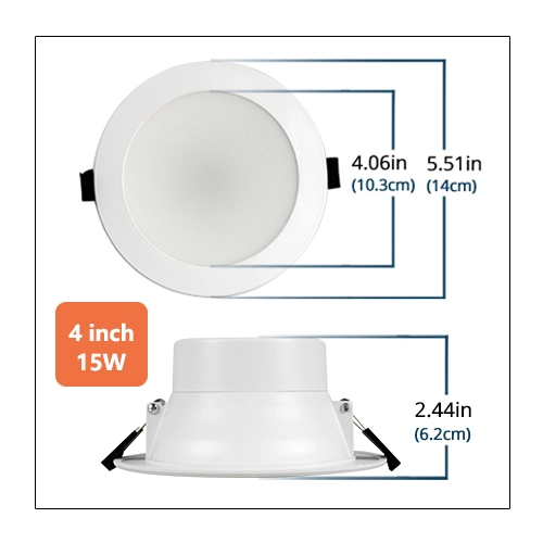 Zemismart Zigbee 3.0 Mesh LED Downlight CCT Smart Round Ceiling Lamp Dimmable Spotlighting works with Tuya Smartthings Alexa Google Home