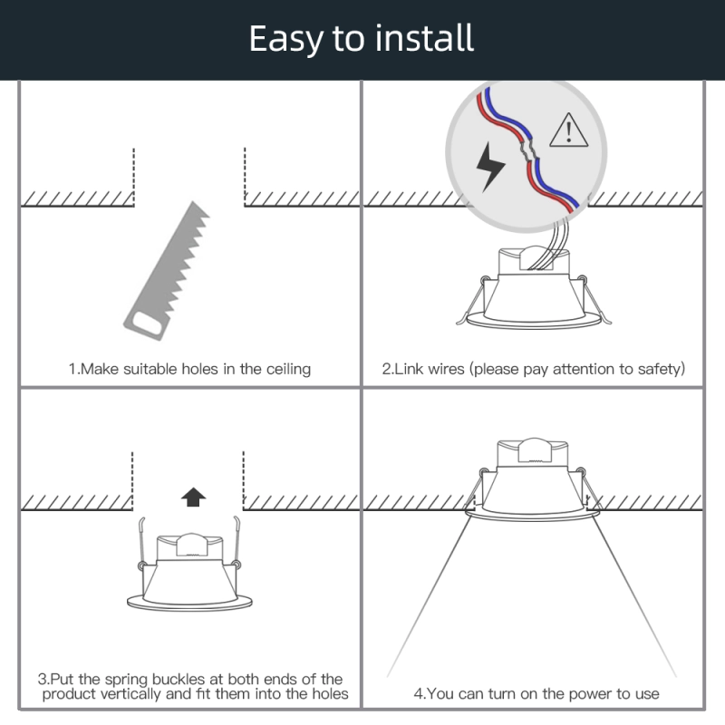 Zemismart Zigbee LED Downlight Dimmable Ceiling Lamp Tuya App Alexa Google Home Siri Voice Control via Apple HomeKit Hub