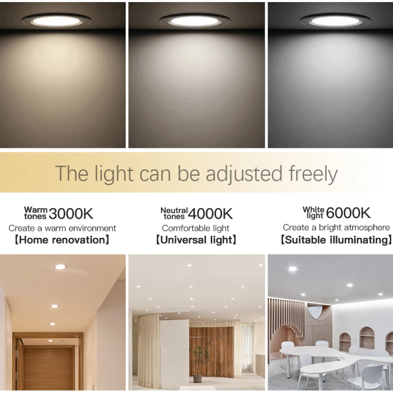 Zemismart Zigbee LED Downlight Dimmable Ceiling Lamp Tuya App Alexa Google Home Siri Voice Control via Apple HomeKit Hub