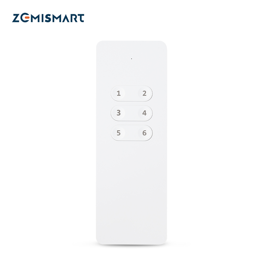 Zemismart 6 channels Wireless Remote Control Zigbee Scene Switch Control Tuya Switch Light Curtain Motor
