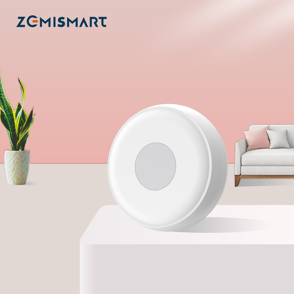 Zemismart Zigbee Wireless Switch Mini Scene Button One Key Control Home Automation Battery Powered works with Tuya Smart Life App Control