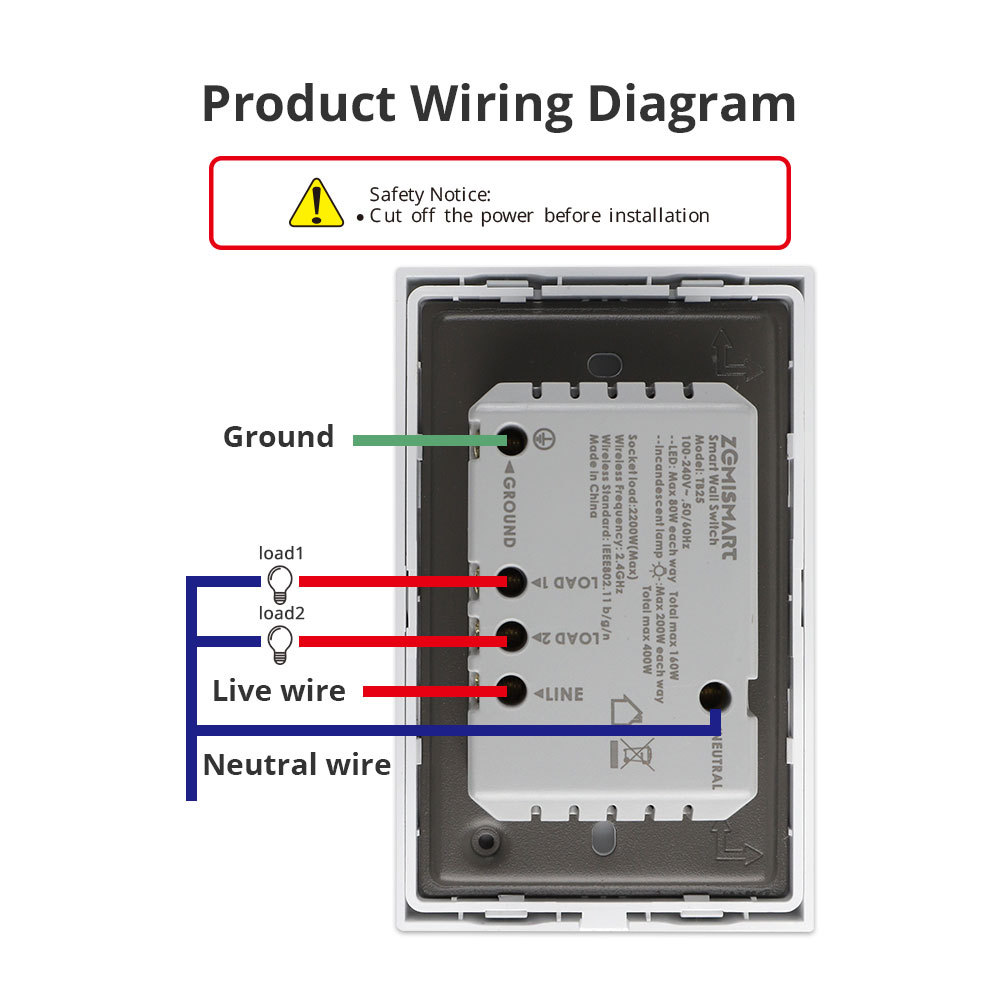 Zemismart Zigbee Brazil Socket Smart Light Switch Support works with Tuya Alexa Google Home Voice Control Brazilian Wall Push Button Switch ships from Brazil