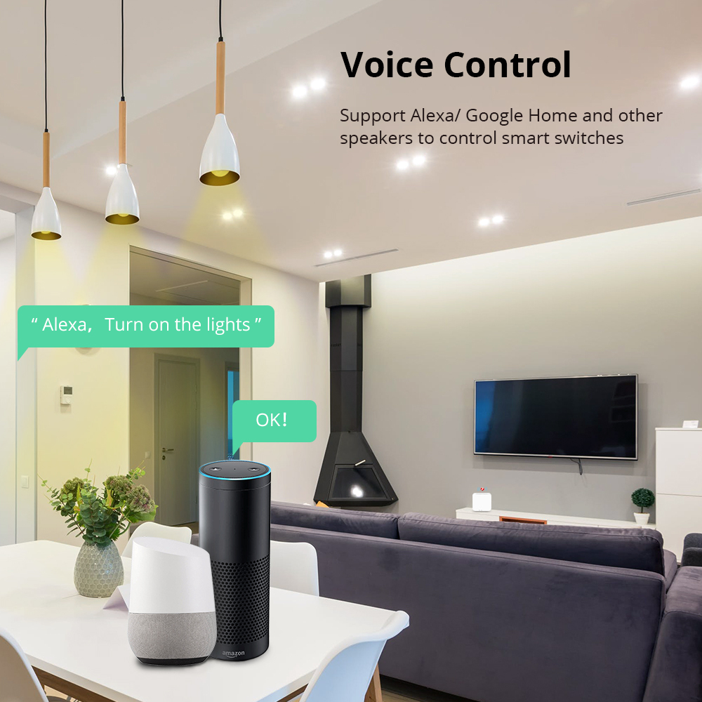 Zemismart Tuya Zigbee 30A Smart Switch Circuit Breaker Alexa Google Home Control Timer Relay Work with HomeKit Via M1 Hub 220V