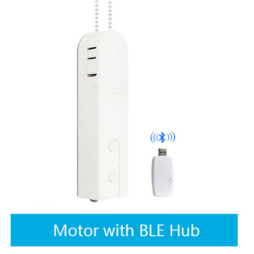 Zemismart Tuya Smart Roller Shade Driver with Solar Panel Chain Beads Blinds Motor Alexa Google Home Voice Control via BLE Hub