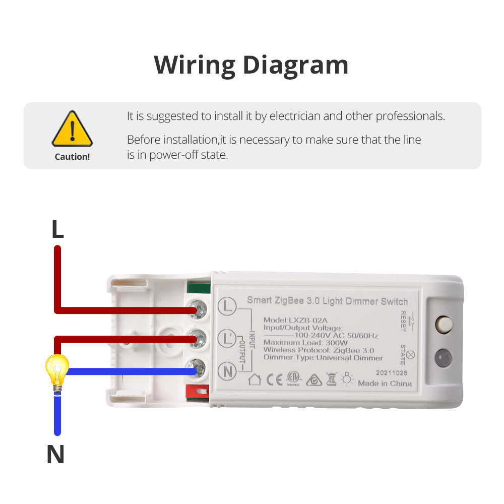 Zigbee 3.0 Switch Dimmer Gadgets For DIY Home Device Smart Remote Control By Smartthings Echo Plus Suit for Most of Zigbee Hub