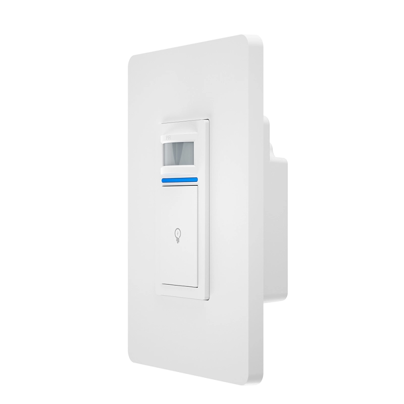 Zemismart Tuya WiFi Neutral Light Switch with Smart Motion Detect PIR Sensor US Smart Switch Work with Alexa Google Home Voice Control