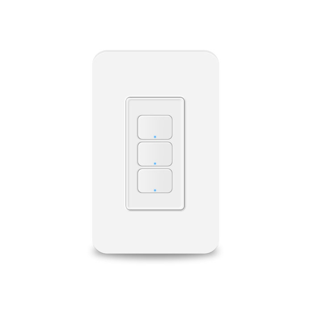 ZemismartZigbee Neutral Wall Light Switch works with Tuya HomeKit Siri Alexa Google Home Control Neutral Required Zemismart US Push Button Switch
