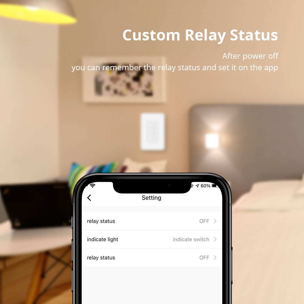 ZemismartZigbee Neutral Wall Light Switch works with Tuya HomeKit Siri Alexa Google Home Control Neutral Required Zemismart US Push Button Switch