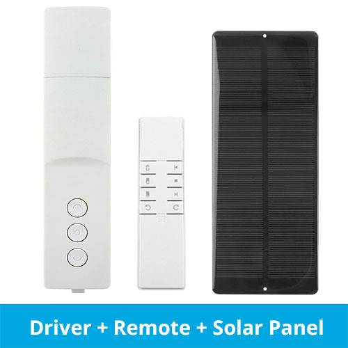 Zemismart Tuya Zigbee Roller Shade Driver Built-in Battery Solar Panel Optional Smart Motorized Chain Roller Blinds Alexa Google Assistant Voice Contr