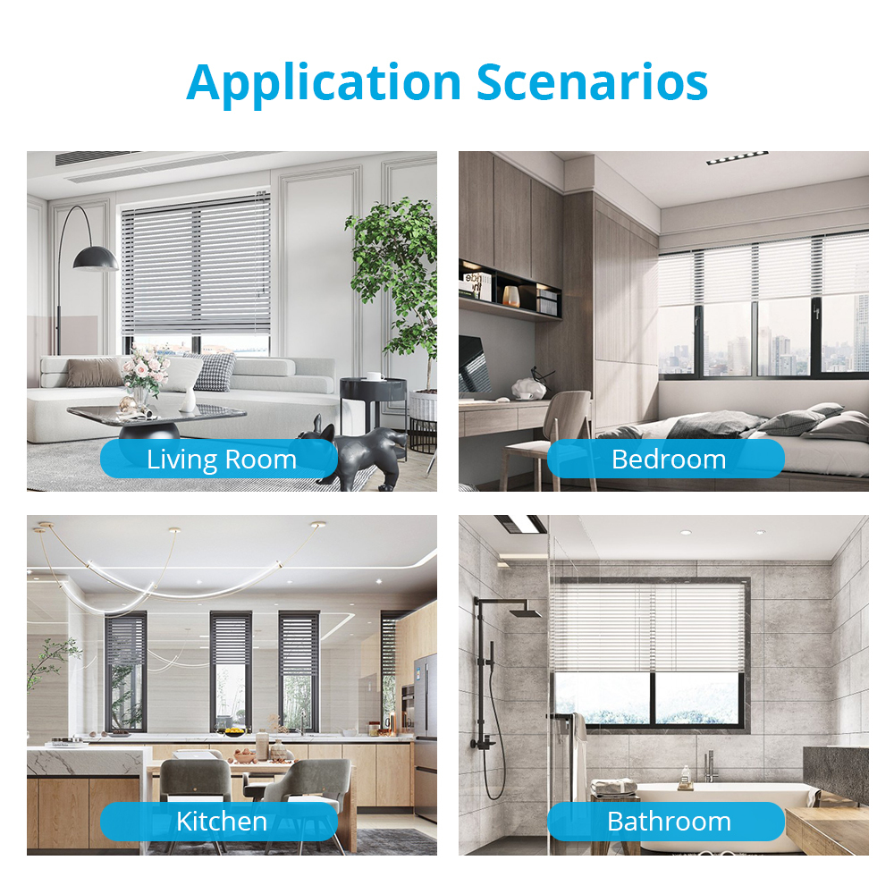 Zemismart RF Electric Blind Motor with Battery For Aluminum blinds Roman Honeycomb curtain