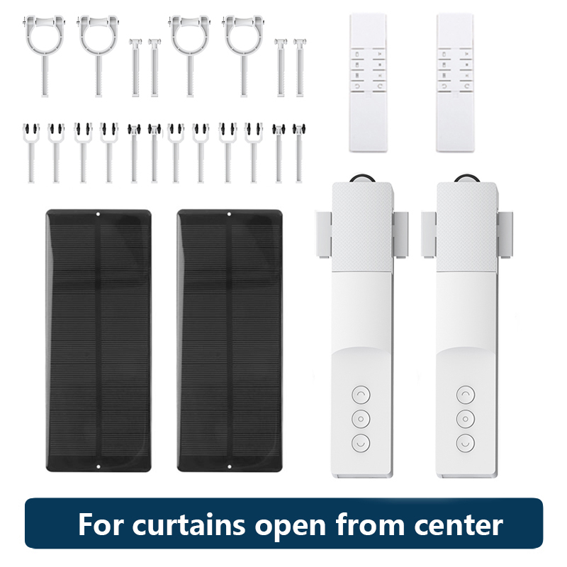 Zemismart Tuya Blue Tooth Electric Curtain Robot Rechargeable Motor For Roman Rod I Type U Type Tracks Alexa Google Assistant Control