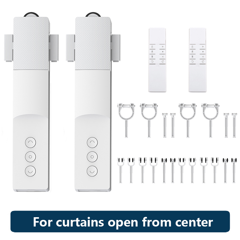 Zemismart Tuya Blue Tooth Electric Curtain Robot Rechargeable Motor For Roman Rod I Type U Type Tracks Alexa Google Assistant Control