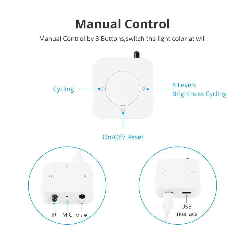 Zemismart Tuya WiFi RGBIC LED Strip Light Dreamcolor Addressable Flexible Tape Smart Home Decor TV Backlight Alexa Google Home