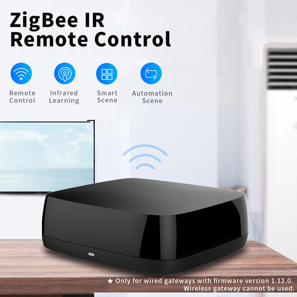 Zemismart Zigbee Smart IR Remote Control Universal Infrared Remote for Air-con TV Fan Water Heater works with Tuya Alexa Google Home Voice
