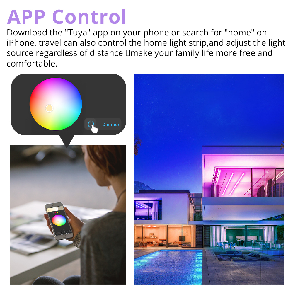 Zemismart Tuya Zigbee LED Strip Light Driver 6 Pin for RGBCW Light Strip Work with HomeKit via ZMHK-01 Hub Alexa Google Home