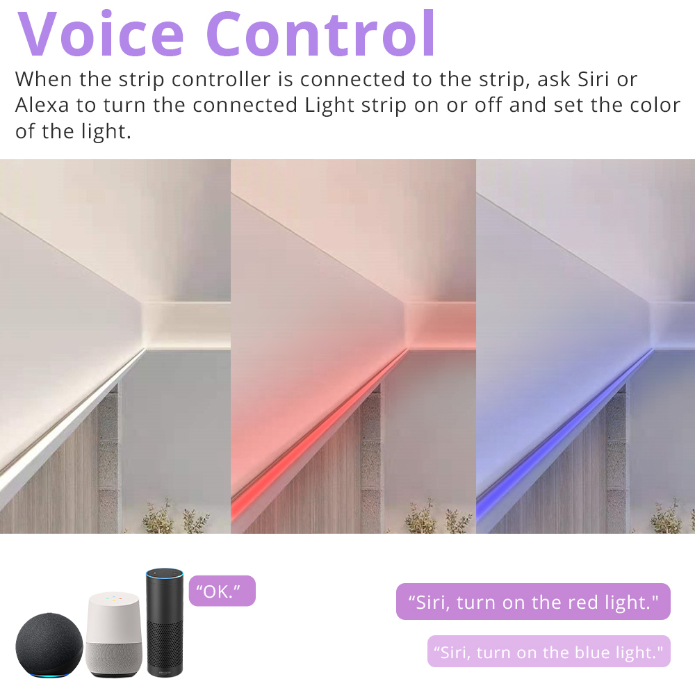 Zemismart Tuya Zigbee LED Strip Light Driver 6 Pin for RGBCW Light Strip Work with HomeKit via ZMHK-01 Hub Alexa Google Home