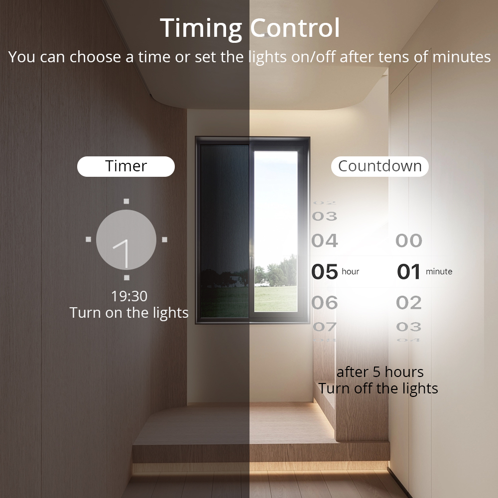 Zemismart Zigbee Smart Switch Neutral Required Tempered Glass Wall Panel Light Touch Switch works with Tuya Alexa Google Home Voice Control